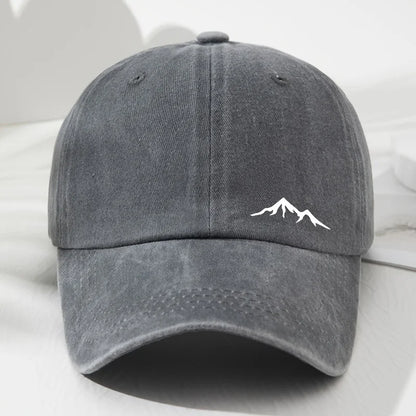 Mountain Print Outdoor Baseball Cap