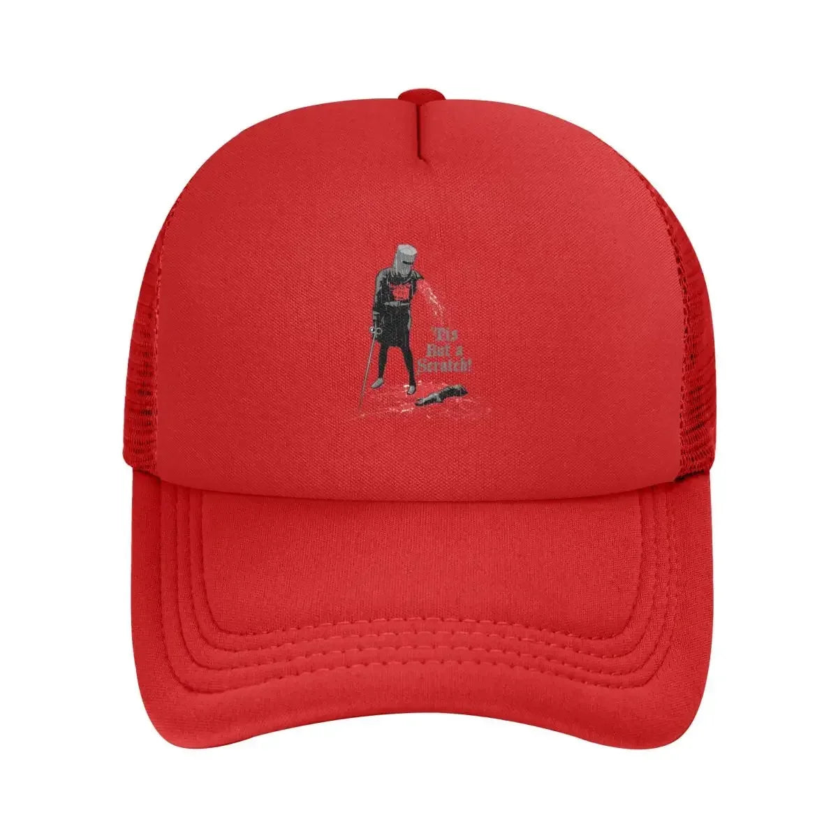 Tis But A Scratch Mesh Snapback Baseball Cap