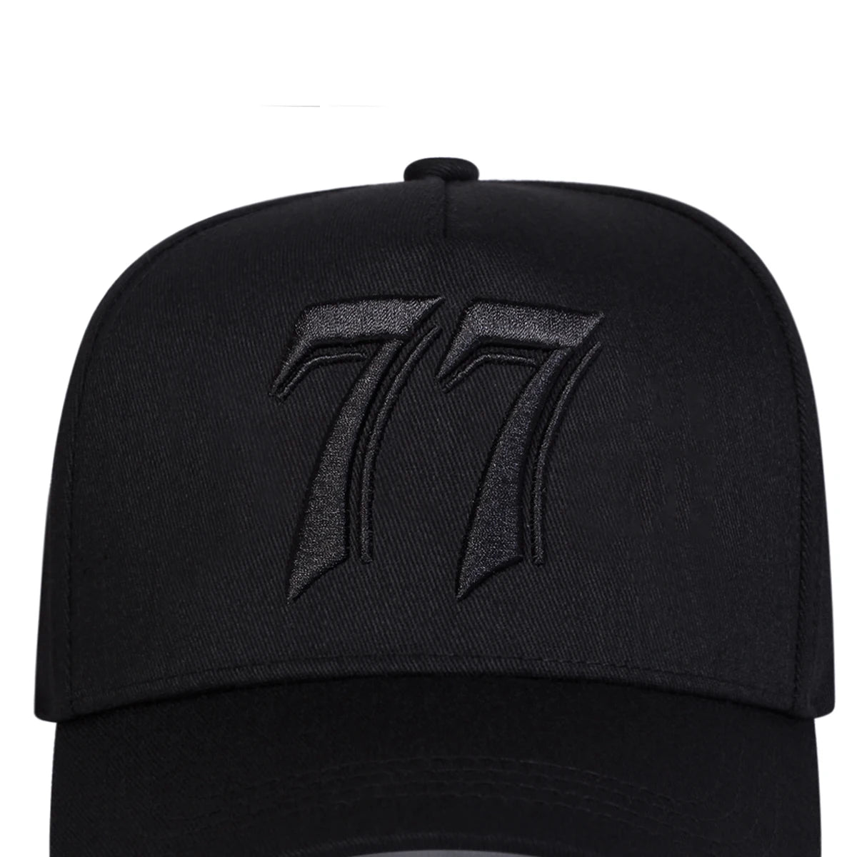 Unisex 77 Letter Embroidery Adjustable Baseball Cap