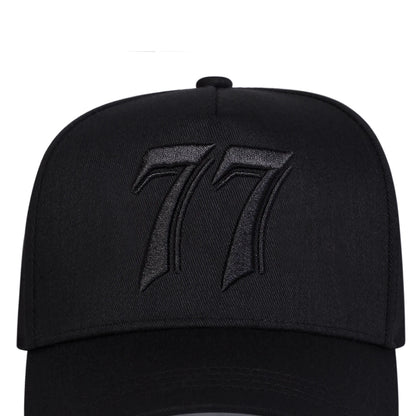 Unisex 77 Letter Embroidery Adjustable Baseball Cap