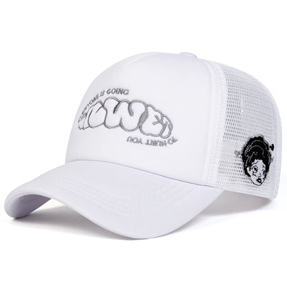 Unisex EVERYONE IS GOING Embroidery Baseball Net Caps