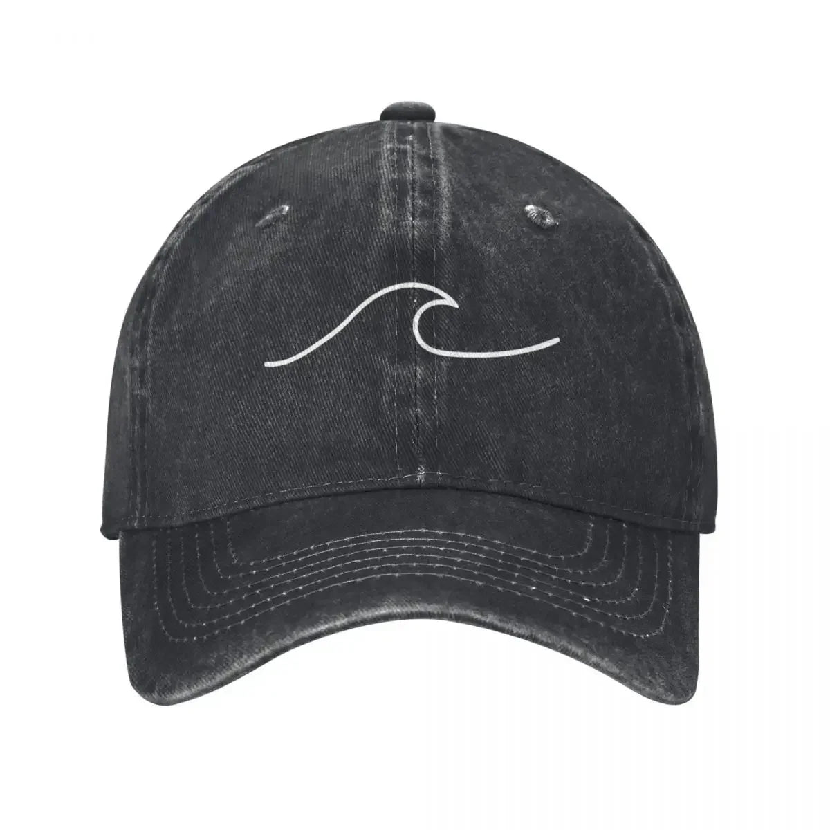 Wave Ripple Simple Logo Trucker Baseball Cap