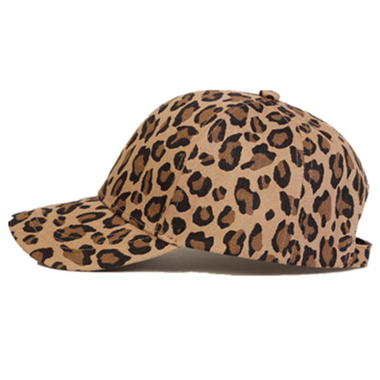 Leopard Print Kids Baseball Cap