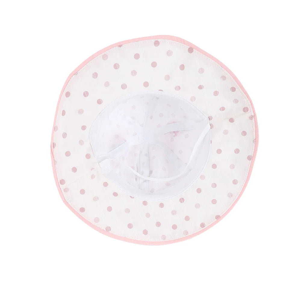 Baby Cute Dot Beach Sun Bucket Hat
