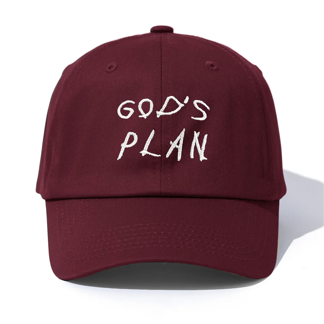 Gods Plan Embroidery Dad Baseball Cap