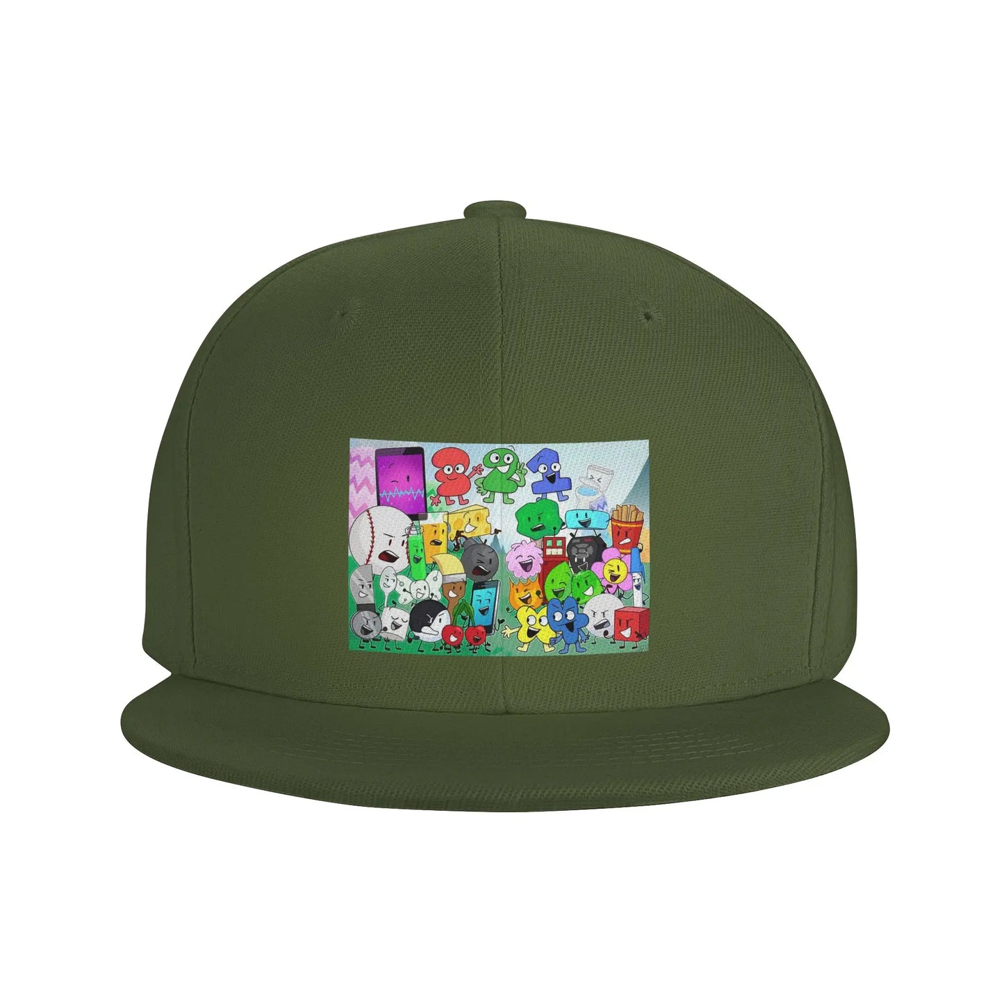 Battle For Dream Island Cartoon Snapback Cap