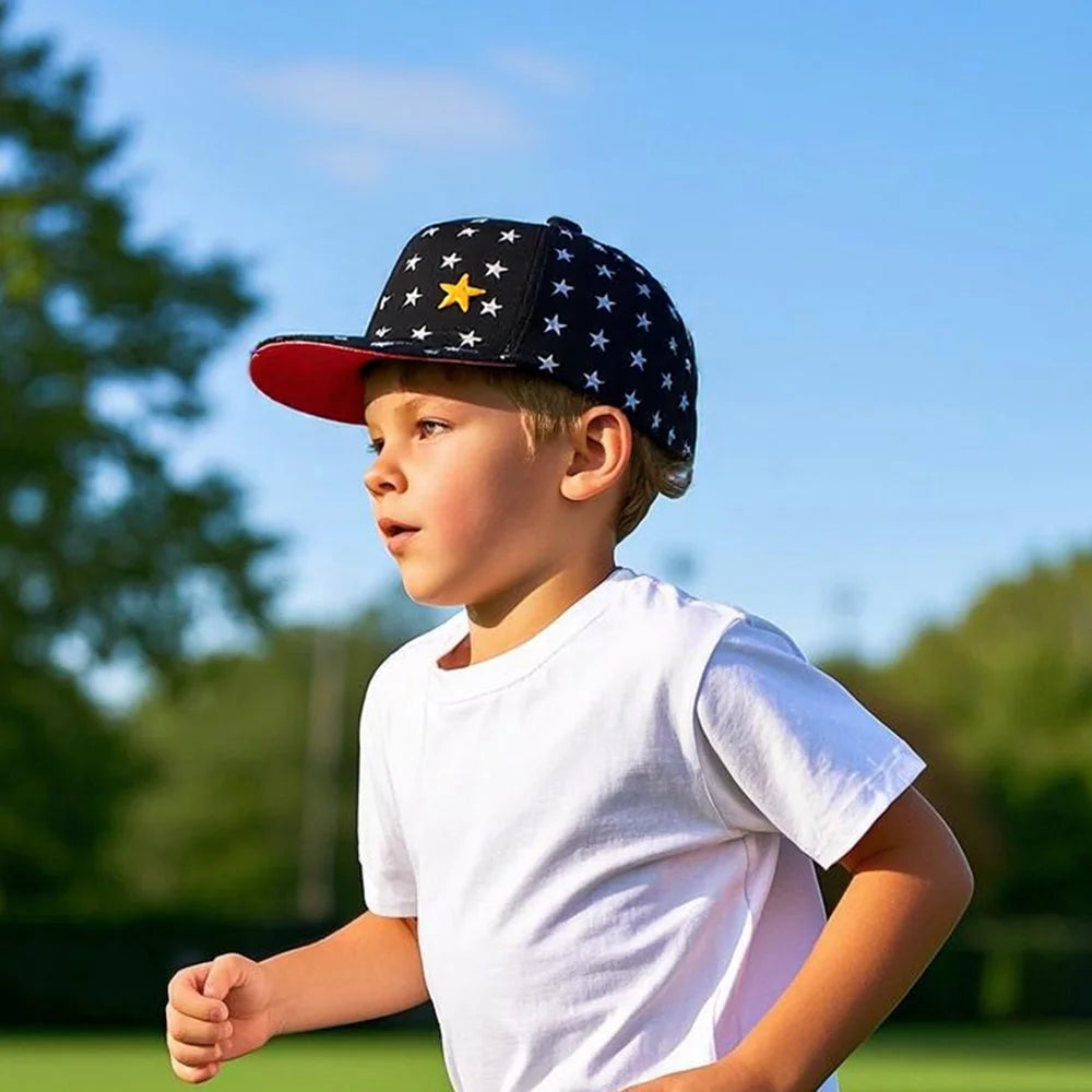 New Fashion Children Baseball Caps Boys Star Cap