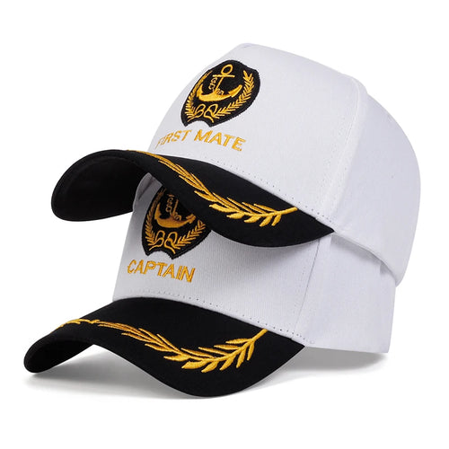 Captain First Mate Embroidered Baseball Cap