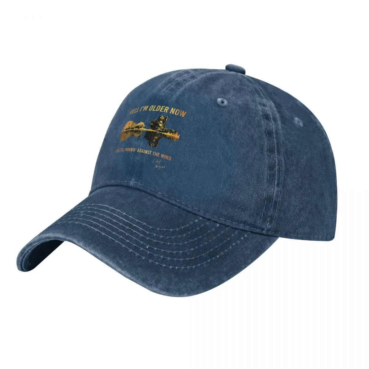 80s Bob Seger Denim Trucker Baseball Cap