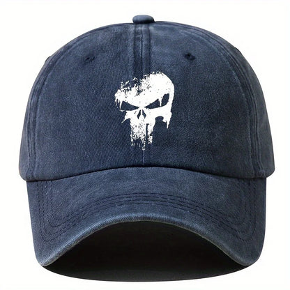 Fashion Skull Print Outdoor Sun Protection Baseball Cap