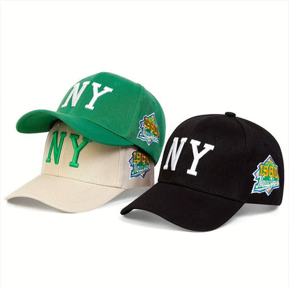 NY Letter Embroidery Baseball Cap