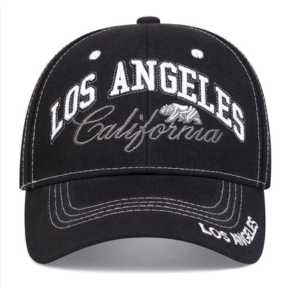 Bear Embroidered Icon Baseball Hat Men's Outdoor