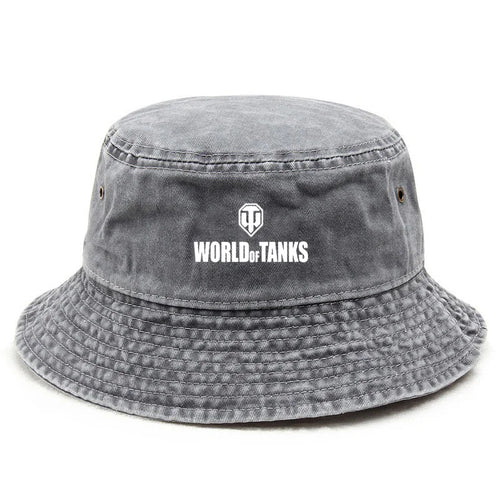 Vintage Washed Cotton Combat Style Bucket Hat