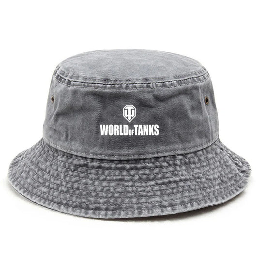 Vintage Washed Cotton Combat Style Bucket Hat