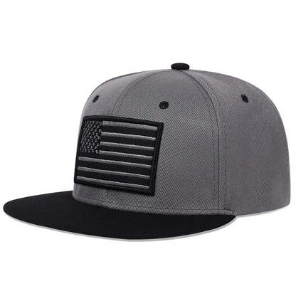 American Flag Embroidered Hip Hop Baseball Hat