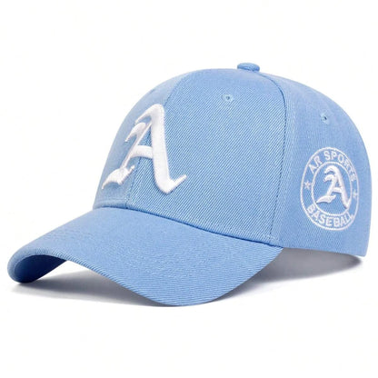 Unisex Gothic Letter A Embroidery Baseball Caps