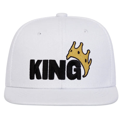 Unisex KING Crown Embroidery Hip-hop Hats