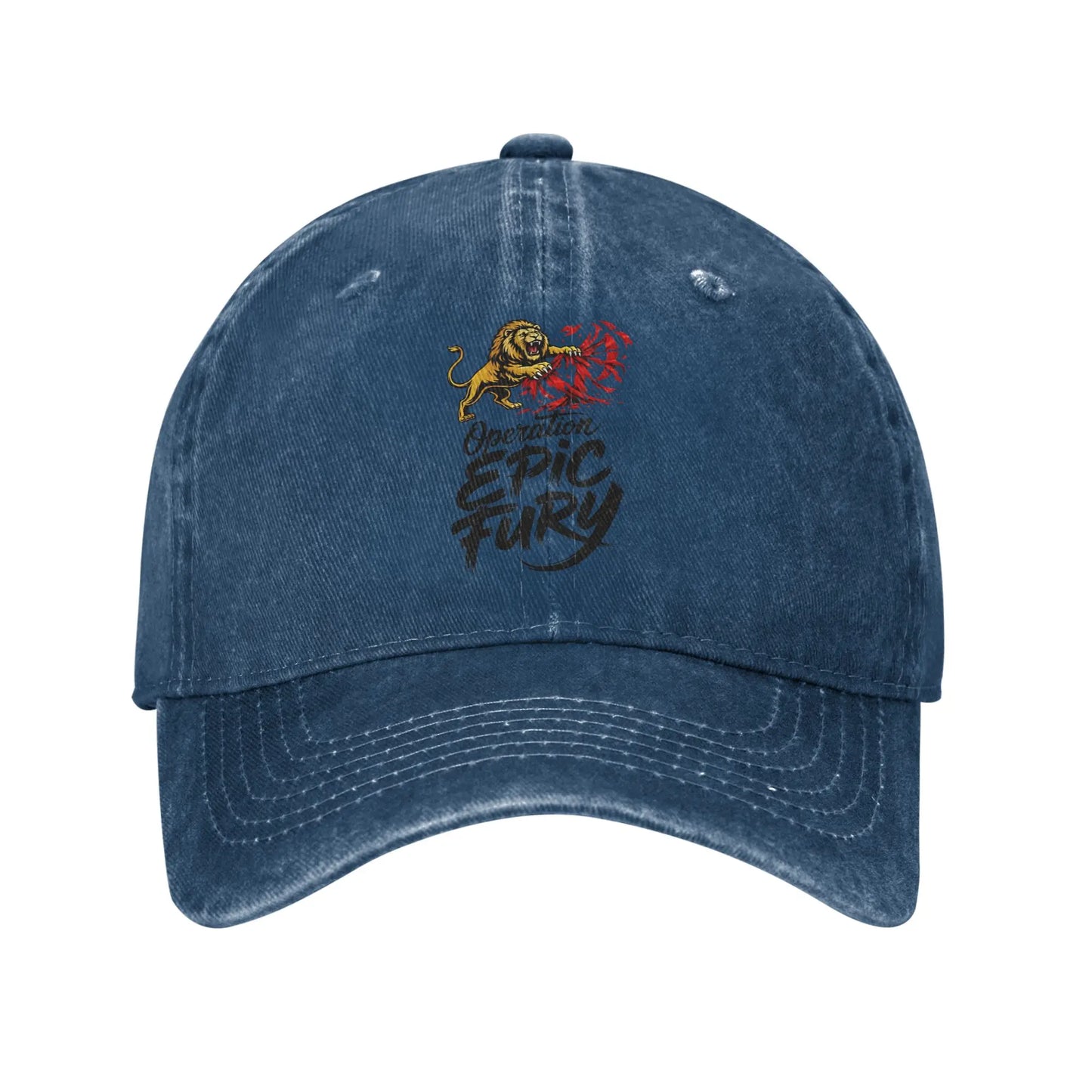 Operation Epic Fury 2026 Washed Baseball Cap