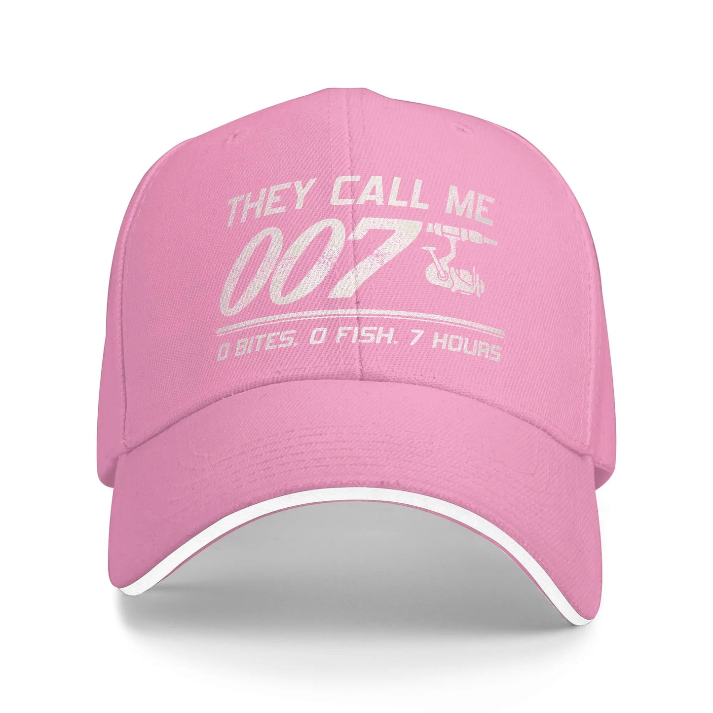Funny Fishing 007 Angler Joke Snapback Baseball Cap