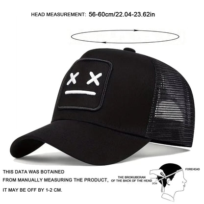 Unisex XX Embroidery Baseball Net Caps