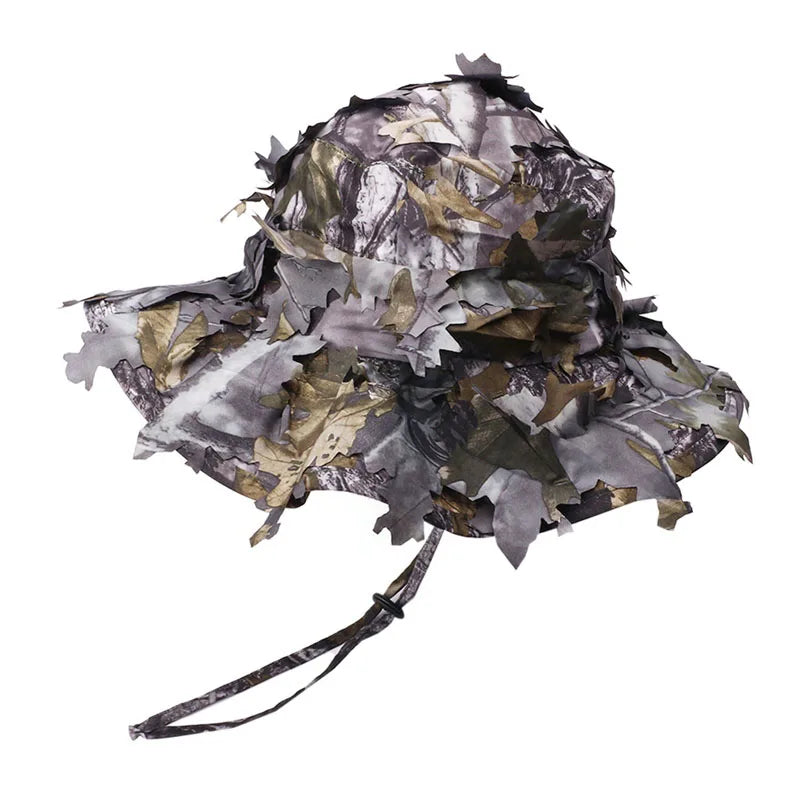 3D Leaf Camo Tactical Hunting Cap