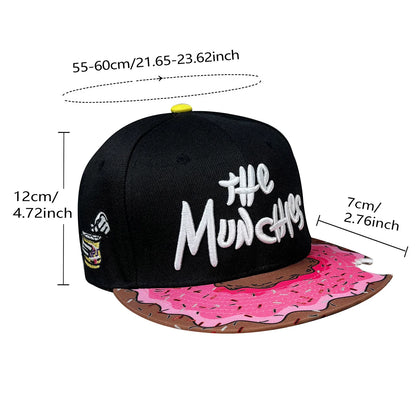 Premium Munchies Embroidered Baseball Cap Unisex Streetwear