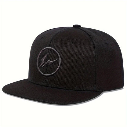 Unisex Lightning Embroidery Hip-hop Hats