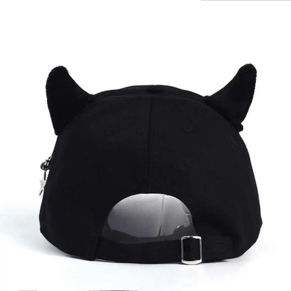 Unisex Cow Horn Baseball Cap