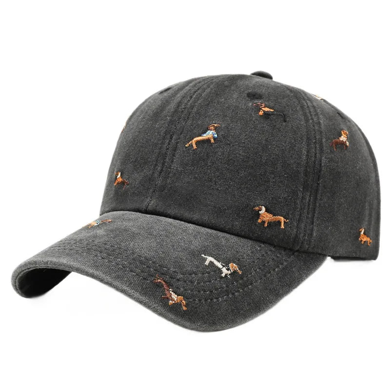 Vintage Washed Australian Wool Distressed Duckbill Baseball Cap