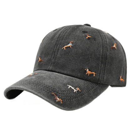 Vintage Washed Australian Wool Distressed Duckbill Baseball Cap