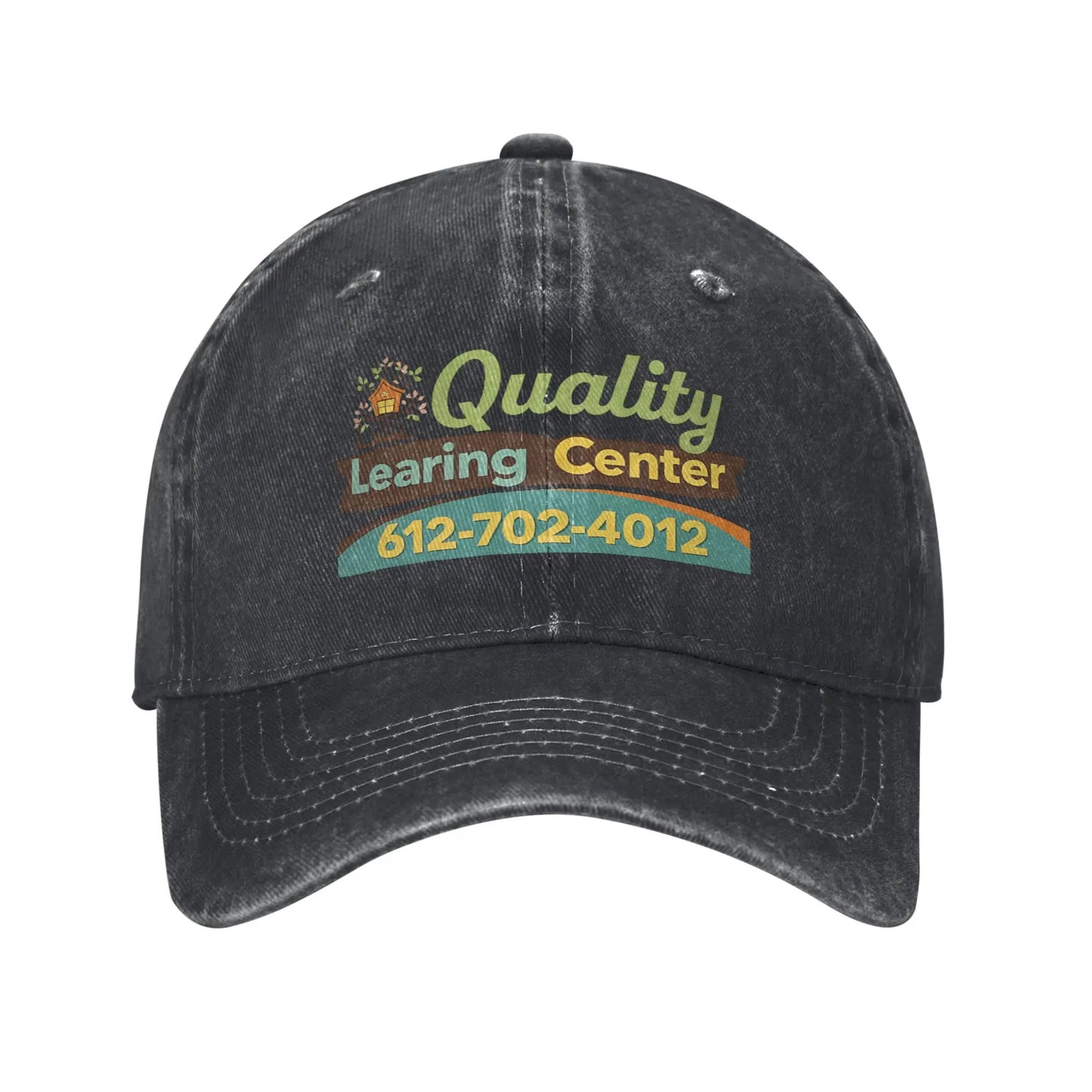 Vintage Quality Learning Center Distressed Baseball Cap