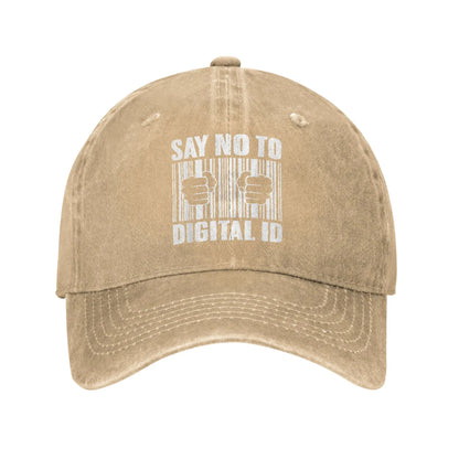 Say No To Digital ID British Baseball Cap