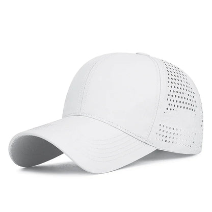 Lightweight Quick Dry Laser Punched Baseball Cap