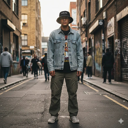 Minimalist Local Urban Retro Cotton Bucket Hat