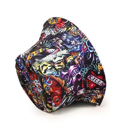 Four Seasons Cartoon Print Polyester Bucket Hat