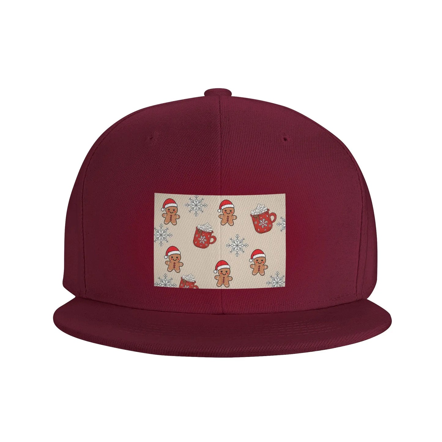 Christmas Tree Gingerbread Festive Casual Snapback Cap