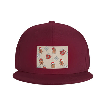Christmas Tree Gingerbread Festive Casual Snapback Cap