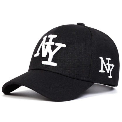 Unisex NY Letter Embroidery Baseball Caps