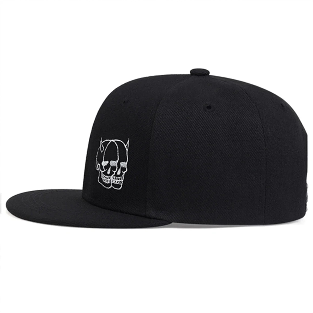 Unisex Ghost Head Skull Printed Hip-hop Hats
