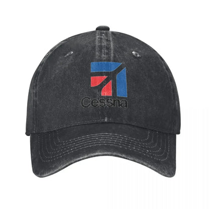 Cessna Logo Retro Y2K Baseball Cap