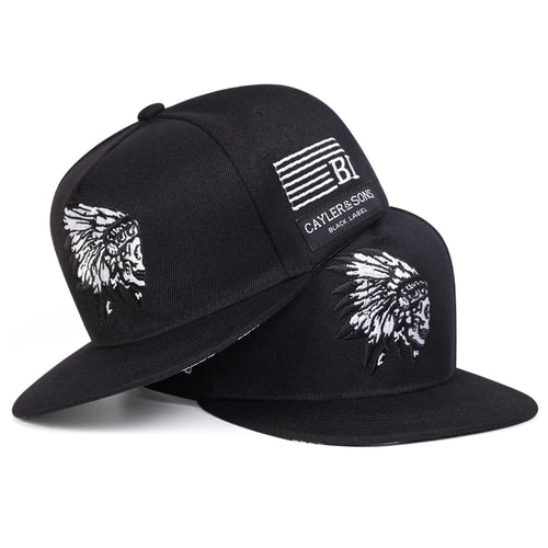 Unisex Personality Embroidery Hip-hop Net Hats