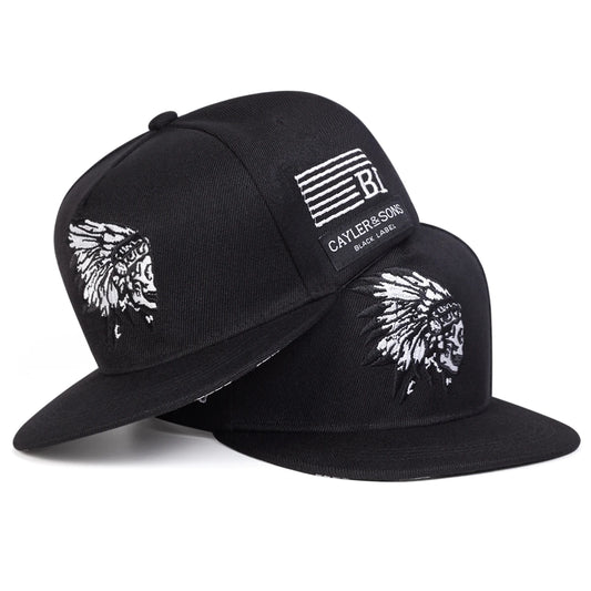 Unisex Personality Embroidery Hip-hop Net Hats