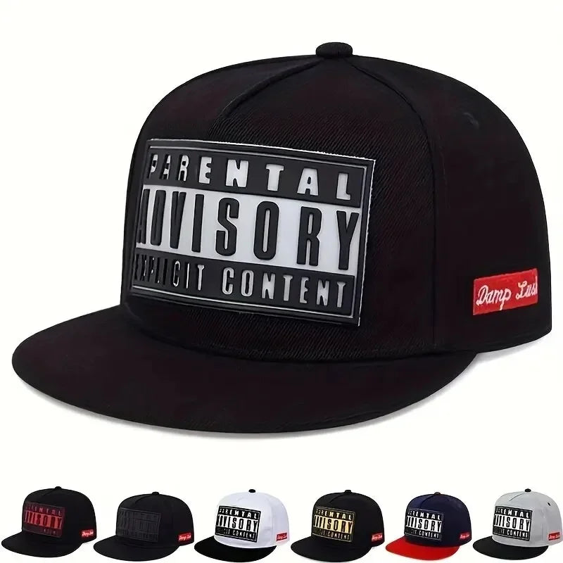 3D Letter Flat-Brim Hip-Hop Snapback