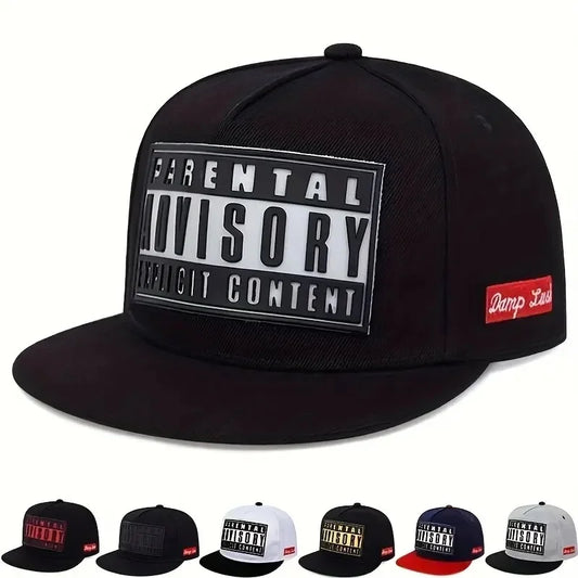 3D Letter Flat-Brim Hip-Hop Snapback