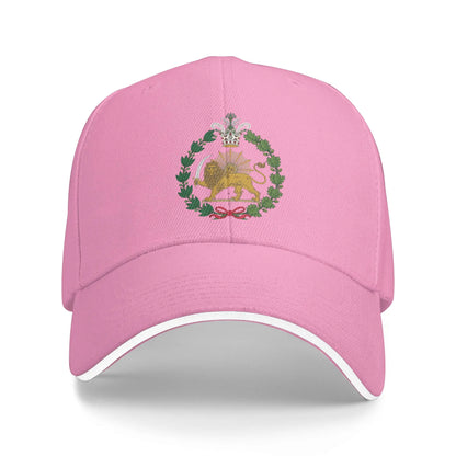Persian Lion Sun Emblem Streetwear Baseball Cap