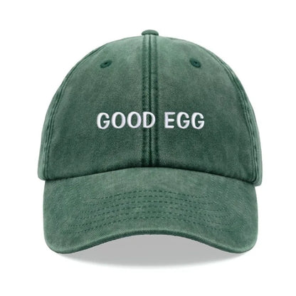 Good Egg Vintage Washed Baseball Cap