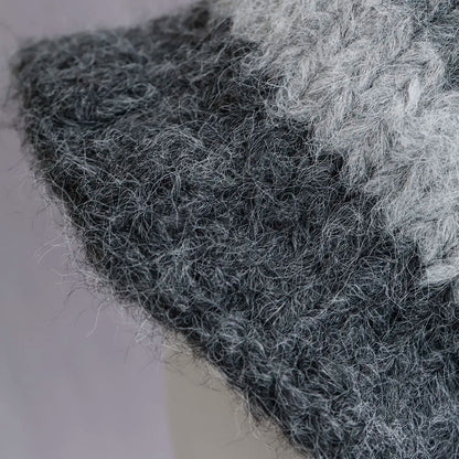 Korean Crochet Flower Winter Bucket Hat