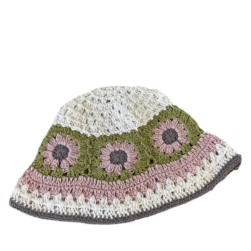 Japanese Handmade Knitted Sweet Fisherman Bucket Hat