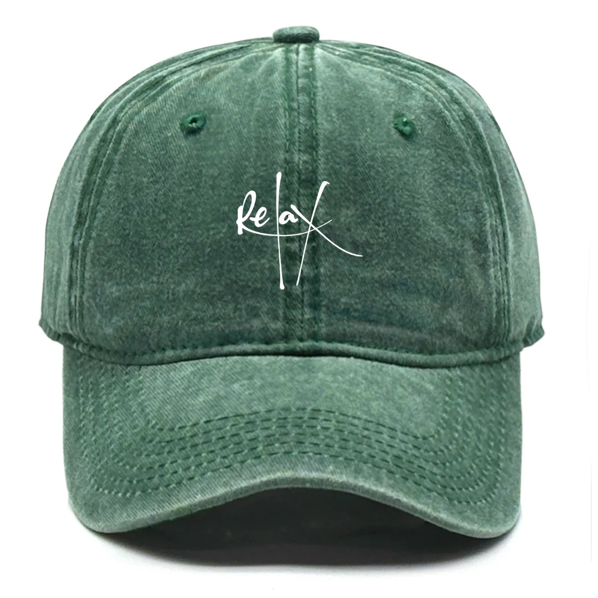 Relax Print Mesh Adjustable Outdoor Baseball Cap