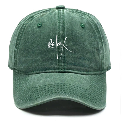 Relax Print Mesh Adjustable Outdoor Baseball Cap